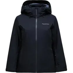 Peak Performance Damen Anima Insulated Jacke (Größe L, schwarz) - Kunstfaserjacke für Damen mit femininer Passform, sportlichem Design und hervorragendem Wetterschutz, ideal für kalte Skitage.