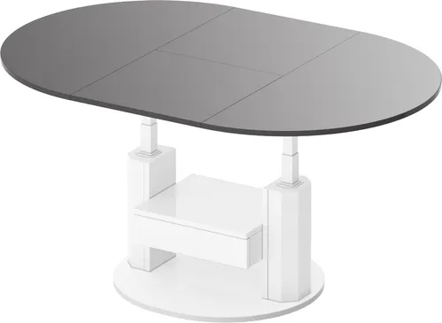 Hochglanz Couchtisch HPM-111 in grau von Design Impex