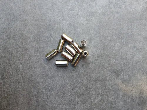 X SHIMANO ANSCHLAGHÜLSEN SILBER 5 MM FÜR SHIMANO BREMSZUGAUSSENHÜLLE 10