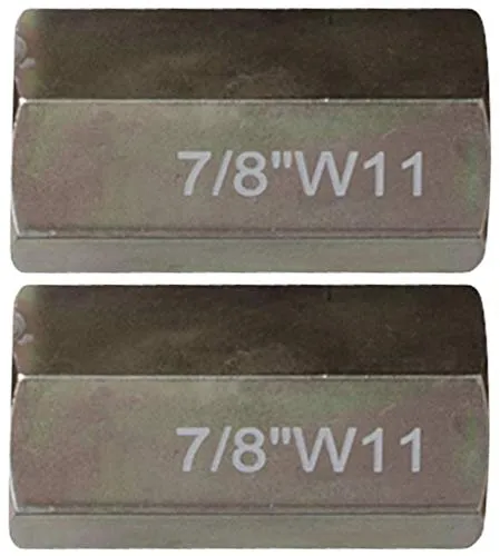 KS TOOLS Gewindeadapter-Satz 7/8“x11G, 2-tlg - Druckluftzubehör mit hochwertigem Gewindeadapter-Satz für vielseitige Anwendungen, ideal für Profis und Hobby-Handwerker.