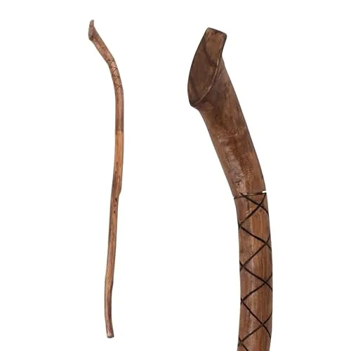 CREEDWOOD Geschnitzter GEHSTOCK Walk | Teakholz, 120cm von CREEDWOOD