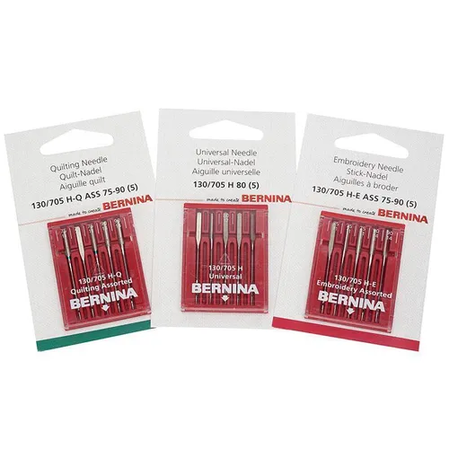 Bernina Nähmaschinennadel Set 2 (Universal 80/ Quilt 75+90/ Embroidery 75-90)