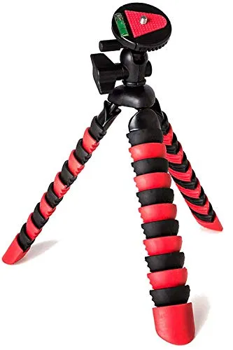 Eurosell Premium Line Tripod 28cm Kamerastativ Kamera Stativ Flexibel Flexibles Dreibein Digitalkamera Fotostativ Videostativ zb kompatibel mit GoPro BENQ Actioncam DSLR SLR Nikon Canon Sony Rollei