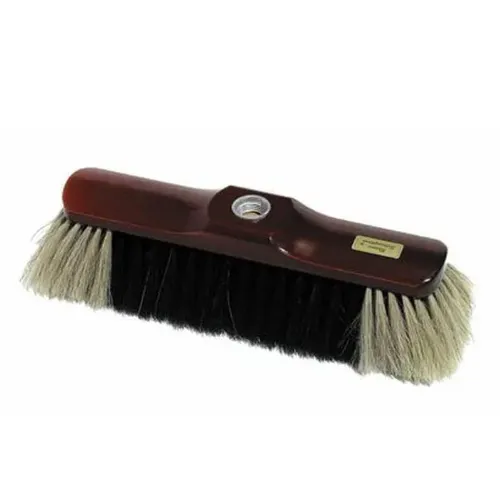 Stubenbesen Nölle Naturhaar 28 cm mit Buchenholz-Körper mit Gewinde 221402