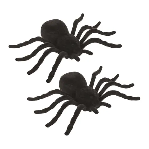 Out of the blue Vogelspinne Scherzartikel - Spinne Halloween Dekoration im 2er-Set