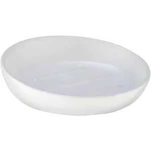 Wenko Seifenschale Badi 23645100, weiß, aus Keramik, Ø 11,5 cm