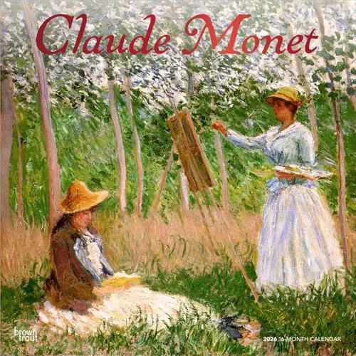 Claude Monet 2026 – 16-Monatskalender: Original BrownTrout-Kalender [Mehrsprachig] [Kalender] (Wall-Kalender)