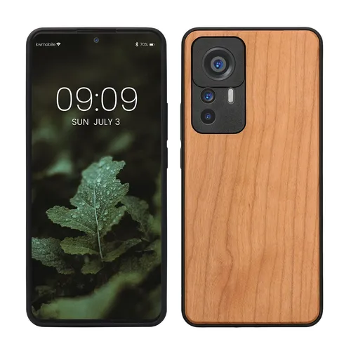 Holz Schutzhülle für Xiaomi 12T 12T Pro Hardcase TPU Bumper Kirschholz Hülle