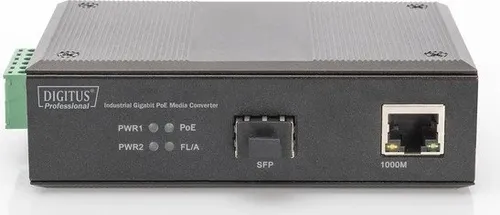 DIGITUS Professional DN-652104 Medienkonverter - NETZWERK ZUBEHÖR & KABEL, unterstützt Übertragungen bis zu 80 km für flexible Netzwerkverbindungen.