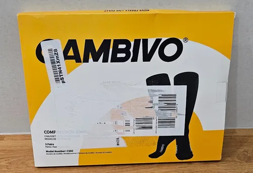 Paar Kompressions-Socken von Cambivo CS10 Blau S-M neu 9041 3