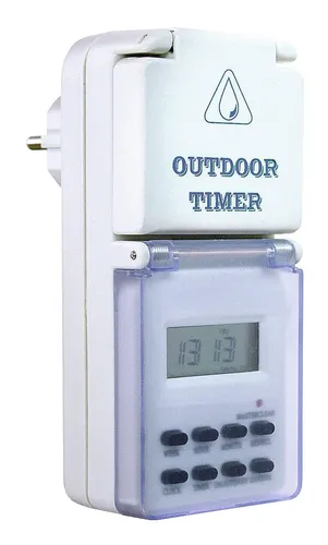 AS Schwabe Wochen-Zeitschaltuhr IP44 digital, Außenbereich - 24033