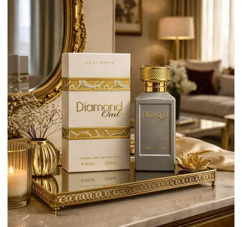 Fine Perfumery London Eau de Parfum Diamond Oud Classic & Intense Unisex, Orientalisch-Holzig 100 ml, 1-tlg., Hergestellt in England, Bergamotte, Zedernholz, Patchouli-Essenz
