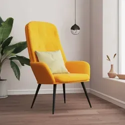 Maison Exclusive Relaxsessel Senfgelb Samt