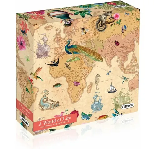 GIBSONS Puzzle Welt voller Leben 1000 Teile