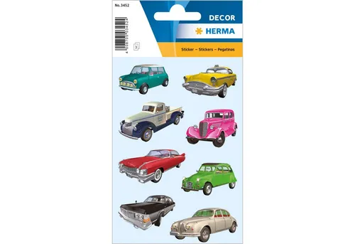 HERMA Sticker Herma Sticker DECOR Nostalgieautos 3 Bl