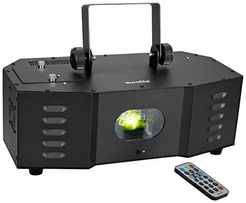 Eurolite GoFlow 100 B-Stock – Goboflower mit Effekten - Licht & Bühne – B-Stock Goboflower mit 2 Rotationsfunktionen, 8 rotierenden Gobos und 24 Showprogrammen für beeindruckende Lichtshows.
