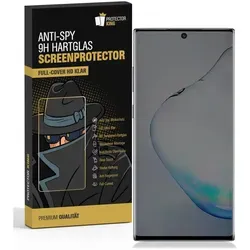 1x Blickschutz 9H Panzerglas für Samsung Galaxy Note 10 Plus Anti-Spy Privacy Displayschutz Panzerfolie Schutzfolie echtes Tempered Glass Schutzglas Screen-Protector