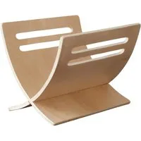 Homestyle4u Zeitungsständer aus Holz mit 2 Fächern