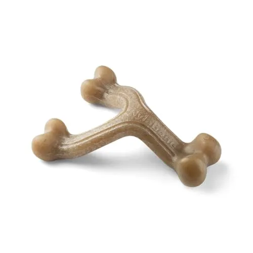 Nylabone maximales Stärke Kauspielzeug - Robuster Extrem Gourmet Querlenker, mit Speckgeschmack, ideal für große Hunde bis 23 kg, fördert Zahngesundheit und Hygiene
