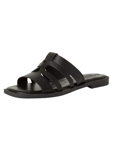 Tamaris Pantolette 1-27103-42 001 - Pantoletten für Damen mit weichem TOUCH-IT Fußbett und trendigem Blockabsatz, ideal für stilvolle und bequeme Looks.