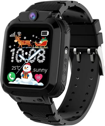 Tzzulsx Smartwatch für Kinder (2,5 cm, SIM-Karte) - Vielseitige Kinder-Smartwatch mit GPS-Ortung, Anruf- und SOS-Funktion. IP68 wasserfest, ideal für den Alltag. Unterhaltsame Lernspiele und Alarmfunktion unterstützen die Kinder optimal.