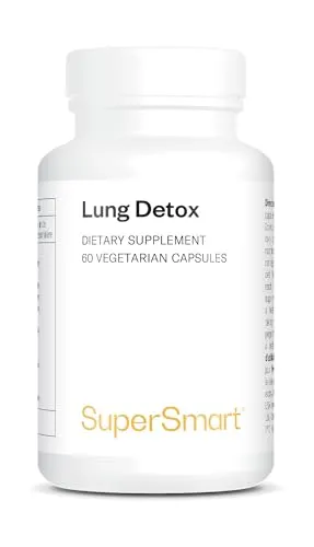 Supersmart Lung Detox - Natürliche Entgiftung für die Lunge - Multivitaminpräparate & Mineralien, unterstützt Entzündungsreduktion und optimale Sauerstoffversorgung mit Quercetin, Bromelain und Kurkuma.