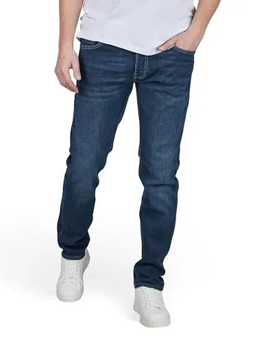 Jack & Jones Slim-fit-Jeans Herren - Modische Slim Fit Denim Hose mit bis zu 2% Stretchanteil für optimalen Tragekomfort, ideal für lässige Outfits.