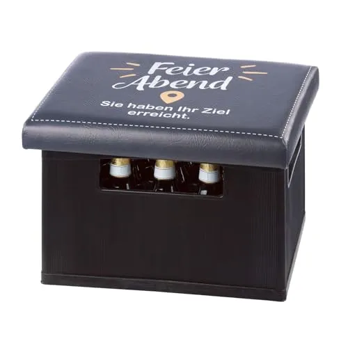 GILDE Polsterauflage 'Feierabend' in schwarz von GILDE