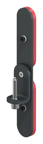 SCANGRIP Magnet bracket L für NOVA Arbeitsleuchten - Magnethalter L mit 2 starken Magneten für flexible Positionierung der NOVA-Arbeitsleuchten. Ideal für Werkstätten und Baustellen dank des integrierten Arretiermechanismus.