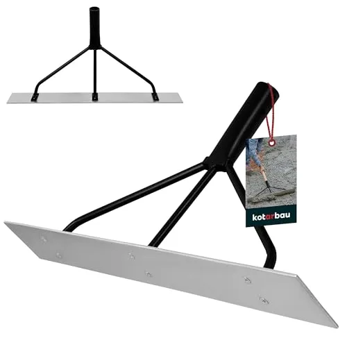 KOTARBAU® Betonverteiler Stahl 625x325 mm Betonglätter Betonschieber Beton Glätter Teerverteiler Splittschieber