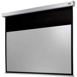 Celexon Professional Plus Motorleinwand - Beamer-Leinwände mit schwarzer Rückseite, ideal für brillante Bildqualität und perfekte Kontraste, 16:9 Format und Gainfaktor 1.2, Maße: 176 cm Breite.