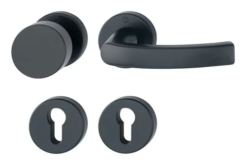 Hoppe SchnellstiftPlus Aluminium Innentür Rosetten Garnitur