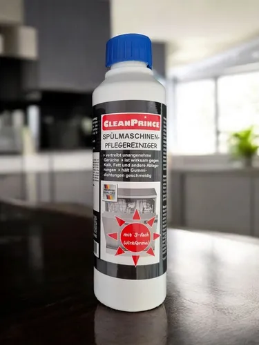 CleanPrince Spülmaschinenreiniger flüssige Pflege für die Spülmaschine Spülmaschinenpflege (pflegt Gummi und Dichtungen)