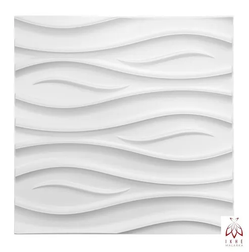 IKHEMalarka 3D Wandpaneel 3D Paneele PVC Kunststoffpaneele, BxL: 50,00x50,00 cm, 0,25 qm, (1 Stück, 3D Wandpaneele Deckenpaneele) hochwertige & harte PVC 3D Platten Wand & Decke