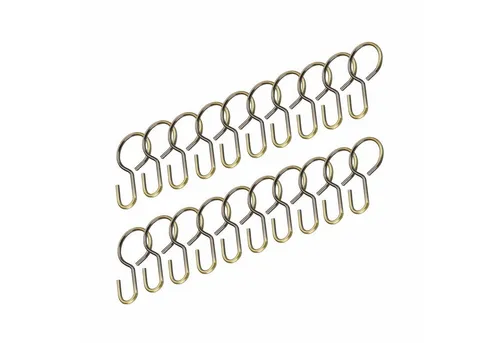 Liedeco Seilklammern, Seilspanngarnituren, (Set, 20-St), Seilhaken, für Seilspanngarnitur