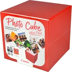 Canon Tinte PG-540 + CL-541 Value Pack - 2x 8ml, inkl. 40 Blatt Hochglanz-Fotopapier und Photo Cube für kreative Fotoaufbewahrung