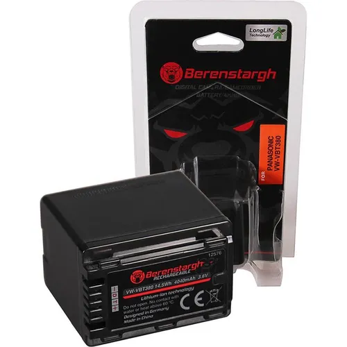 Berenstargh Akku f. Panasonic VW-VBT380 HC V110 V120 V160 V210 V250EB V270 V380 (Kamera Akku) (61064340)