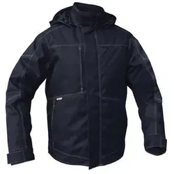 DASSY® Minsk Winterjacke Gr. XS - DUNKELBLAU - Arbeits- & Schutzkleidung: Diese wasserdichte Winterjacke mit atmungsaktiver Wattierung bietet optimalen Schutz vor Kälte und Nässe, ideal für den Einsatz im Freien.