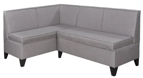 Rodnik Eckbank Look mit Stauraum - Eckbank mit gepolsterter Rückenlehne und 2 Truhen für zusätzlichen Stauraum, ideal für kleine Räume.