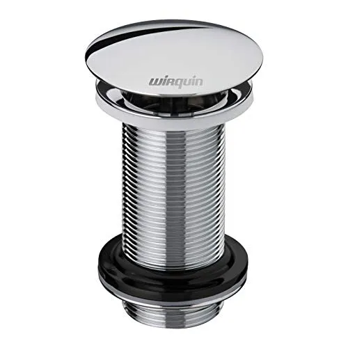 Wirquin 30723425 Ablaufgarnitur, Messing, feste Kuppel, 100 mm, ohne Überlauf