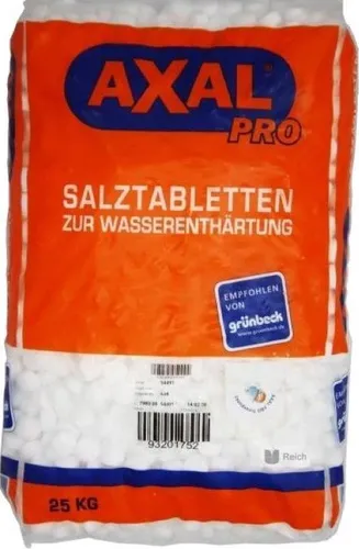 Produktbild AXAL 25kg Salztabletten für Wasserenthärtung