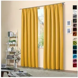 Vorhänge & Gardinen Gelb von Heimtexland
