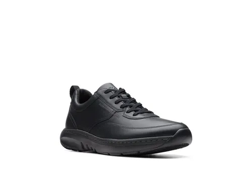 Clarks Komfort Schnürschuhe PRO LACE Herren 41 EU - Wanderschuhe für Herren, ideal für Arbeit und Freizeit, mit extraleichter Polsterung und rutschfester Gummisohle für optimalen Komfort und Sicherheit.