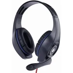 Gembird GHS-05-B Kopfhörer & Headset Kabelgebunden Kopfband Gaming Schwarz, Blau
