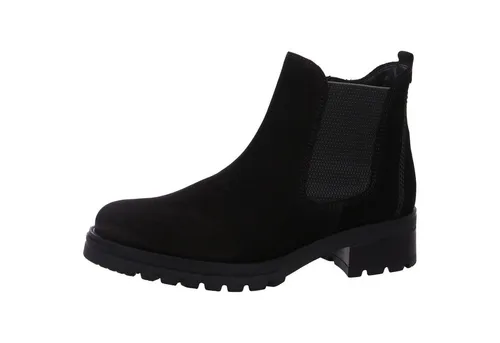 Gabor Damen Chelsea Boots - Modische Stiefeletten mit Reißverschluss - Wanderschuhe mit moderater Mehrweite (G), ideal für Komfort und Stil in der Übergangszeit. Hochwertiges Microfutter und bequemer Blockabsatz für ein müheloses Tragegefühl.