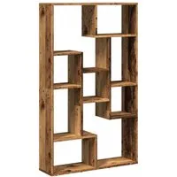 vidaXL Bücherregal 9 Fächer, Raumteiler Regal - Büro-Bücherregale mit modernem Design und vielseitigen Aufbewahrungsmöglichkeiten, ideal für Wohnzimmer, Schlafzimmer oder Büro. Robustes Holzwerkstoff sorgt für Langlebigkeit und Stil.