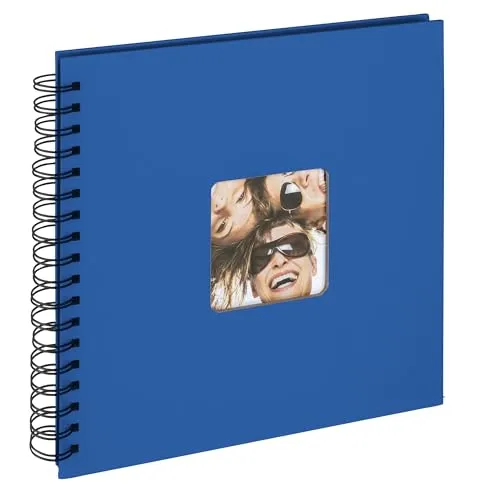 walther design Fotoalbum Fun, Spiralalbum royalblau, 26x25 cm, SA-108-Z