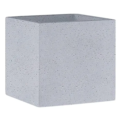 Paco Home Wandleuchte Innen Wandlampe Flur Würfel Lampe Indirektes Licht Up Down Effekt G9 Gemütliche Atmosphäre, Leuchtmittel: ohne Leuchtmittel, Farbe: Sandstein-Grau