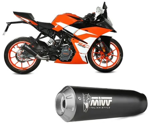 Auspuff Schalldaempfer MIVV X-M1 Black für KTM RC 125 2017 > 2020