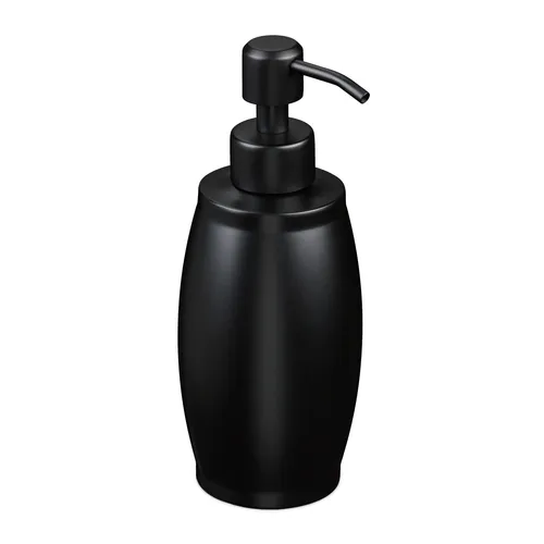Seifen- & Lotionsspender Schwarz von Relaxdays